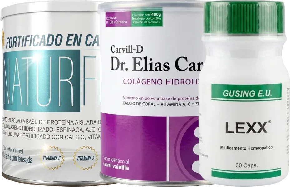 Kit Completo: Naturflex + Carvill-D + Lexx del Dr. Elías Cardona – Kits